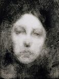 Head of a Sleeping Woman, 19th or Early 20th Century-Eugene Carriere-Giclee Print