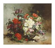 A Basket of Flowers-Eugene Cauchois-Premium Giclee Print