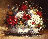 Still Life of Spring Flowers-Eugene Cauchois-Stretched Canvas