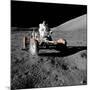 Eugene Cernan on Lunar Rover, Apollo 17-null-Mounted Photographic Print