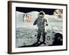 Eugene Cernan on Moon Apollo 17-null-Framed Photographic Print