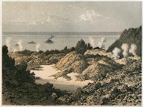 Lake Taupo, North Island, New Zealand, 1886-Eugene Ciceri-Framed Giclee Print