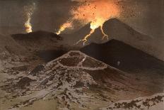 Etna Erupts 1869-Eugene Ciceri-Art Print