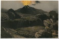 Etna Crater in 1834-Eugene Ciceri-Art Print