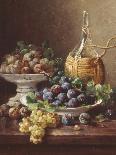 A Still Life with a Wine Flagon, a Basket, Pears, Onions, Cauliflowers, Cabbages, Garlic and a…-Eugene Claude-Giclee Print