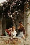 On the Terrace-Eugene de Blaas-Mounted Giclee Print