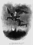 Mephistopheles Prologue in the Sky. Illustration to Goethe's Faust, 1828-Eugene Delacroix-Giclee Print