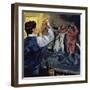 Eugene Delacroix Painting "Dante and Virgil"-Luis Arcas Brauner-Framed Giclee Print
