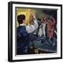 Eugene Delacroix Painting "Dante and Virgil"-Luis Arcas Brauner-Framed Giclee Print