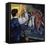 Eugene Delacroix Painting "Dante and Virgil"-Luis Arcas Brauner-Framed Stretched Canvas