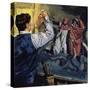 Eugene Delacroix Painting "Dante and Virgil"-Luis Arcas Brauner-Stretched Canvas