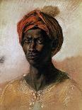 Portrait of a Turk in a Turban, circa 1826-Eugene Delacroix-Giclee Print