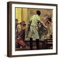 Eugene Delacroix Spent a Year and a Half Painting "The Massacre of Scio"-Luis Arcas Brauner-Framed Giclee Print