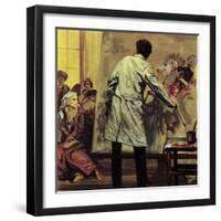 Eugene Delacroix Spent a Year and a Half Painting "The Massacre of Scio"-Luis Arcas Brauner-Framed Giclee Print