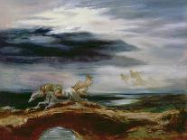 'Faust, Wagner and Barbet', 1828 (1947)-Eugene Delacroix-Giclee Print
