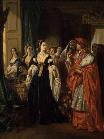 Divorce of Henry Viii and Catherine of Aragon before Cardinal of Wolsey Ca. 1530