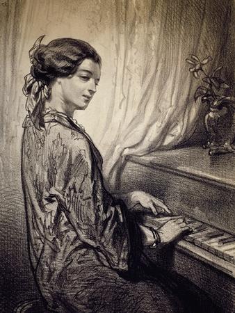 Woman Seated at Piano