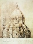 Plan, Section and Elevation of Florence Cathedral-Eugene Duquesne-Giclee Print
