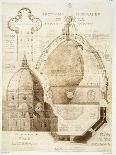 Plan, Section and Elevation of Florence Cathedral-Eugene Duquesne-Mounted Giclee Print