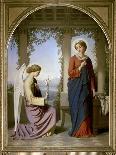 The Angelic Salutation, or the Annunciation, 1860-Eugene Emmanuel Amaury-Duval-Framed Giclee Print