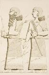 Relief Depicting a Man and a Woman-Eugene Flandin-Giclee Print