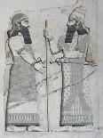 Sculptures on Facade of Imperial Palace of Nineveh, 1849-Eugene Flandin-Giclee Print