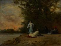 View of the Nile, 19th Century-Eugene Fromentin-Stretched Canvas