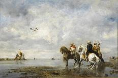 A Falcon Hunt in Algeria: the Quarry, 1863-Eugène Fromentin-Stretched Canvas