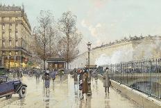 Boulevard Haussmann, in Paris-Eugene Galien-Laloue-Giclee Print