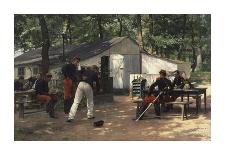 Soldiers of the Sixth Regiment at Rest-Eugene Giradet-Premium Giclee Print