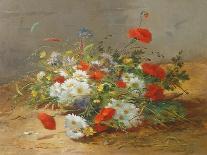 Still Life of Roses and Wallflowers-Eugene Henri Cauchois-Giclee Print