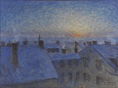 Sunrise over Stockholm Rooftops, 1903