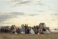 Beach Scene, 1865-Eugene Louis Boudin-Giclee Print