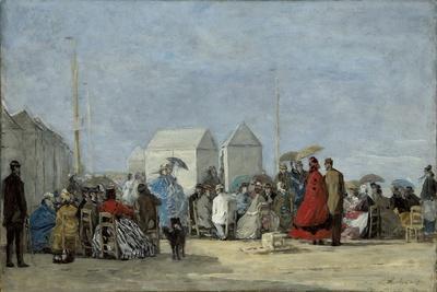 Beach Scene at Trouville; Scene De Plage a Trouville, 1864
