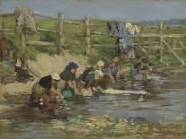 Laundresses by a Stream, Ca. 1886-1890-Eugène-Louis Boudin-Giclee Print