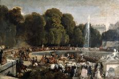 Entry of the Duchess of Orleans in the Garden of Tuileries, 1841-Eugene Louis Lami-Giclee Print