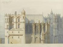 Château de Saint-Germain-en-Laye : chapelle : élévation de la façade sur la rue du Château-Neuf-Eugène-Louis Millet-Laminated Giclee Print