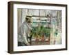 Eugene Manet (1834-92) on the Isle of Wight-Berthe Morisot-Framed Giclee Print