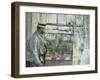 Eugene Manet on the Isle of Wight, 1875-Berthe Morisot-Framed Giclee Print