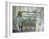 Eugene Manet on the Isle of Wight, 1875-Berthe Morisot-Framed Giclee Print