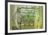 Eugene Manet on the Isle of Wight-Berthe Morisot-Framed Premium Giclee Print