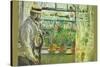 Eugene Manet on the Isle of Wight-Berthe Morisot-Stretched Canvas