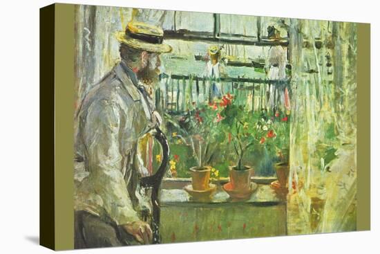 Eugene Manet on the Isle of Wight-Berthe Morisot-Stretched Canvas