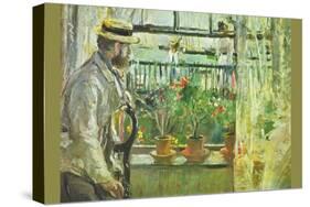 Eugene Manet on the Isle of Wight-Berthe Morisot-Stretched Canvas