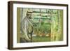 Eugene Manet on the Isle of Wight-Berthe Morisot-Framed Art Print