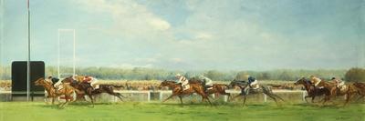 Le Grand Prix de Paris at Longchamp, 1933-Eugene Pechaubes-Framed Giclee Print