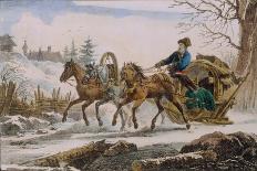 Kibitka, 1820-Eugéne Pluchart-Mounted Giclee Print