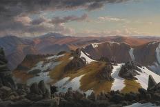 North-East View from the Northern Top of Mount Kosciusko, 1863-Eugene Von Guerard-Stretched Canvas