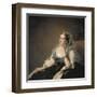 Eugenia, Empress of France, Wife of Napoleon III-Franz Xaver Winterhalter-Framed Art Print