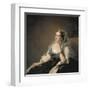 Eugenia, Empress of France, Wife of Napoleon III-Franz Xaver Winterhalter-Framed Art Print